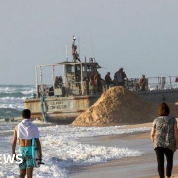 US Gaza pier knocked out of action by heavy seas