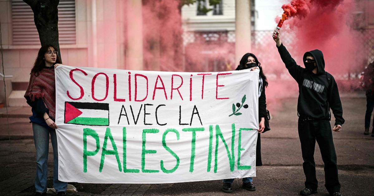 Une importante manifestation de soutien à la Palestine à Lyon après les bombardements de Rafah