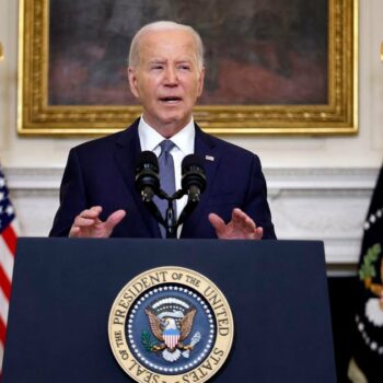 Le président américain Joe Biden prononce un discours sur la situation au Moyen-Orient à la Maison Blanche le 31 mai 2024 à Washington, DC.