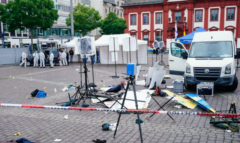 Mannheim: Polizist schwebt nach Messerangriff in Mannheim weiter in Lebensgefahr