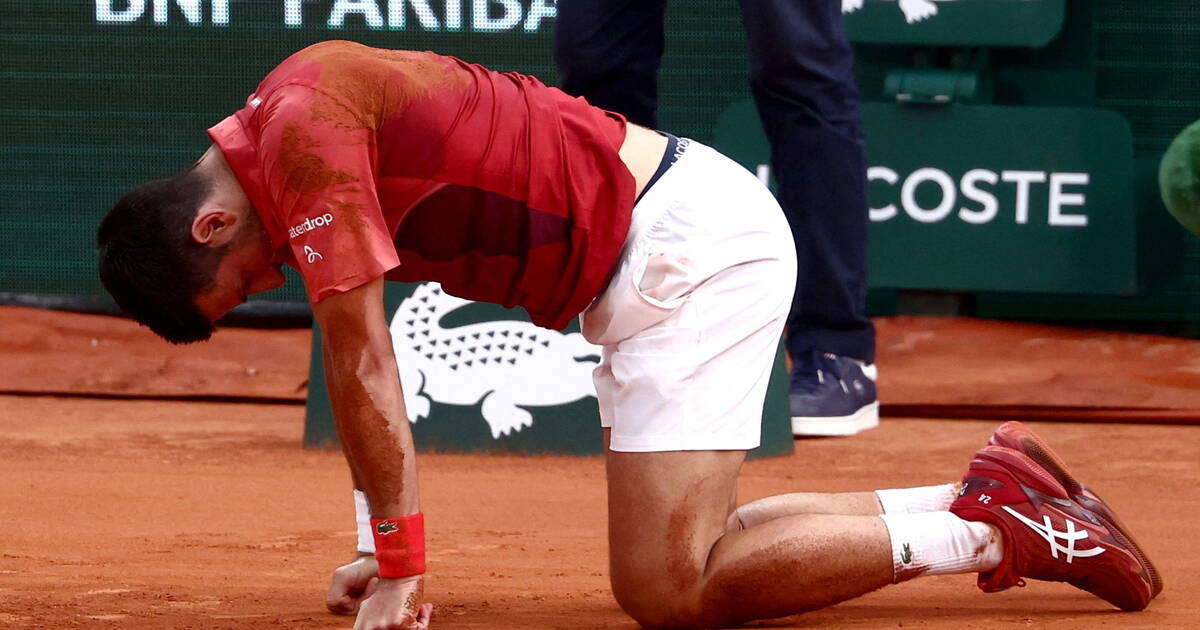 Roland-Garros : Novak Djokovic déclare forfait, blessé au genou droit