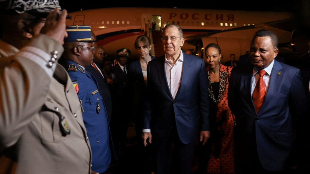 Au Congo, Sergueï Lavrov accuse l'Occident du chaos libyen