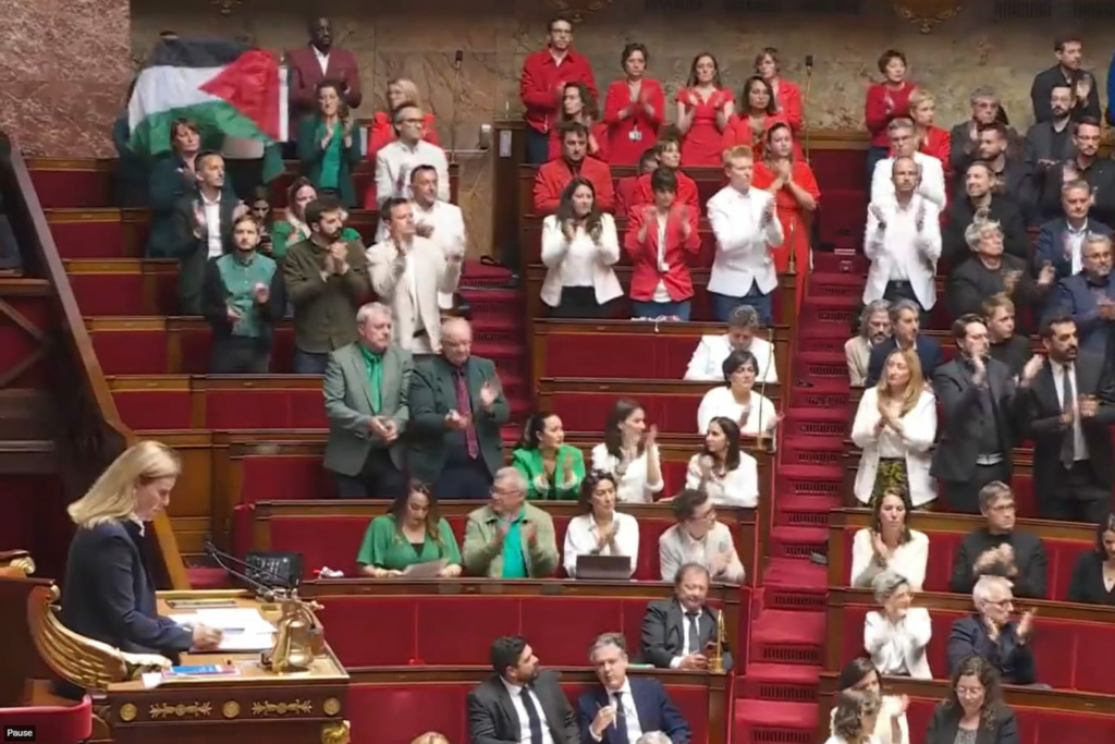 Drapeau palestinien à l'Assemblée : LFI remet ça, les costumes en plus