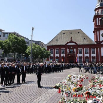 Mannheim: Bundespräsident Steinmeier besorgt über zunehmende Gewalt