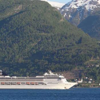 Cruise passenger falls overboard while ship sails through fjord: officials