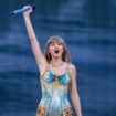 Taylor Swift performs on stage during her Eras Tour at the Murrayfield Stadium in Edinburgh. Picture date: Friday June 7, 2024. Pic: PA