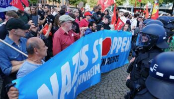 Mannheim: Protest gegen AfD-Kundgebung in Mannheim