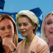 Giorgia Meloni, Ursula Von Der Leyen and Marine Le Pen