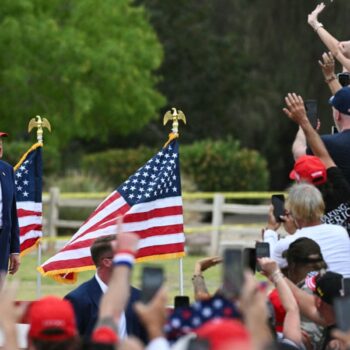 Trump gets crowd chanting ‘bulls***’ over Biden’s executive order on immigration