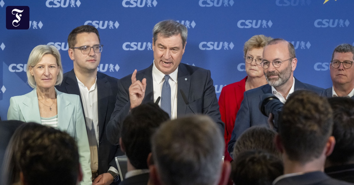 Europawahl 2024 im Liveticker: Söder fordert rasche Neuwahl des Bundestags