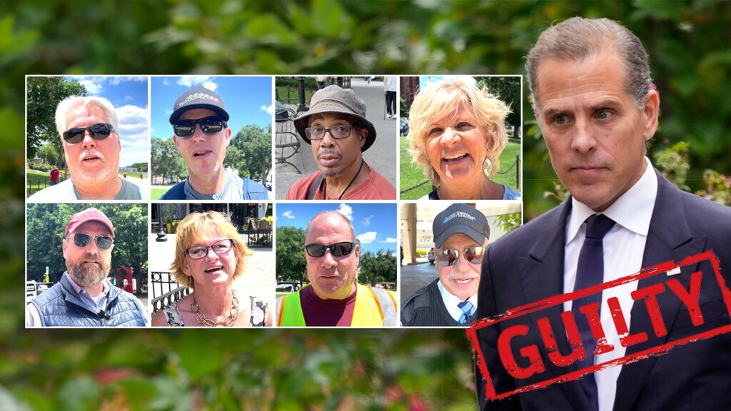 'JUSTICE IS DEFINITELY SERVED': Americans react to Hunter Biden's conviction in federal gun trial