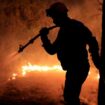 Sud de la France: Nuit "calme" sur un incendie de forêt