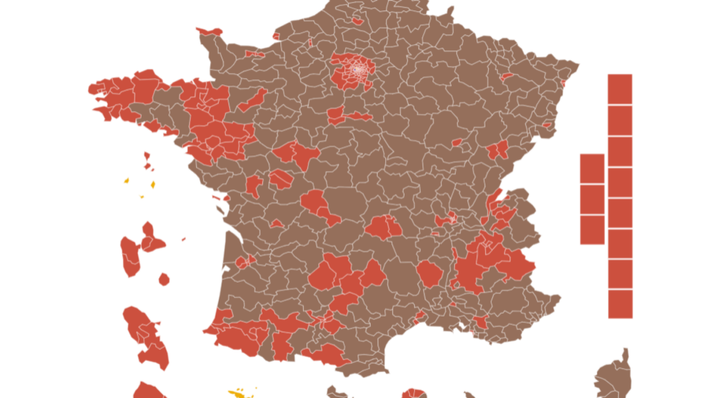 Législatives 2024 : la carte des résultats des européennes par circonscription et ce qu’elle révèle