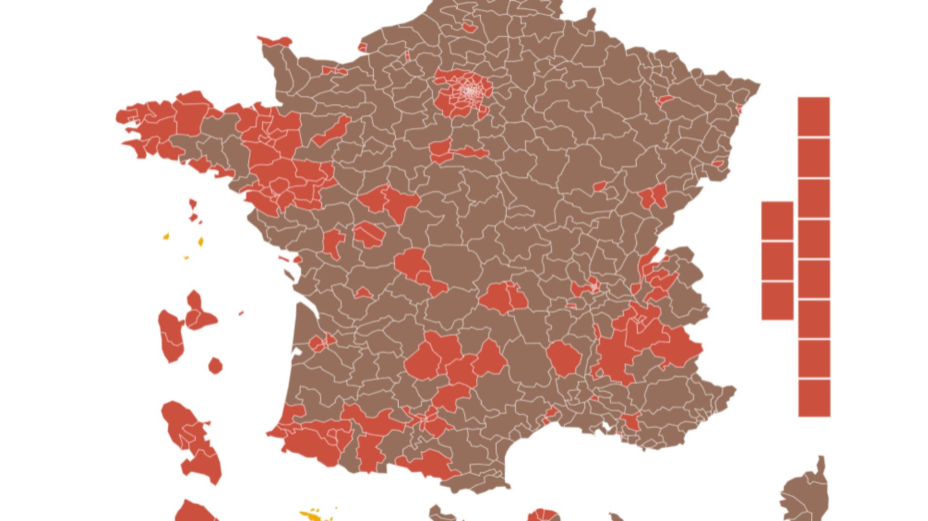 Législatives 2024 : la carte des résultats des européennes par circonscription et ce qu’elle révèle