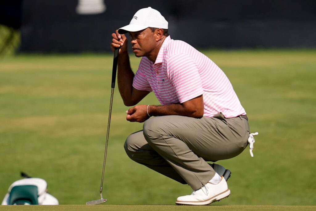 Tiger Woods struggles to opening 74 as US Open begins at Pinehurst