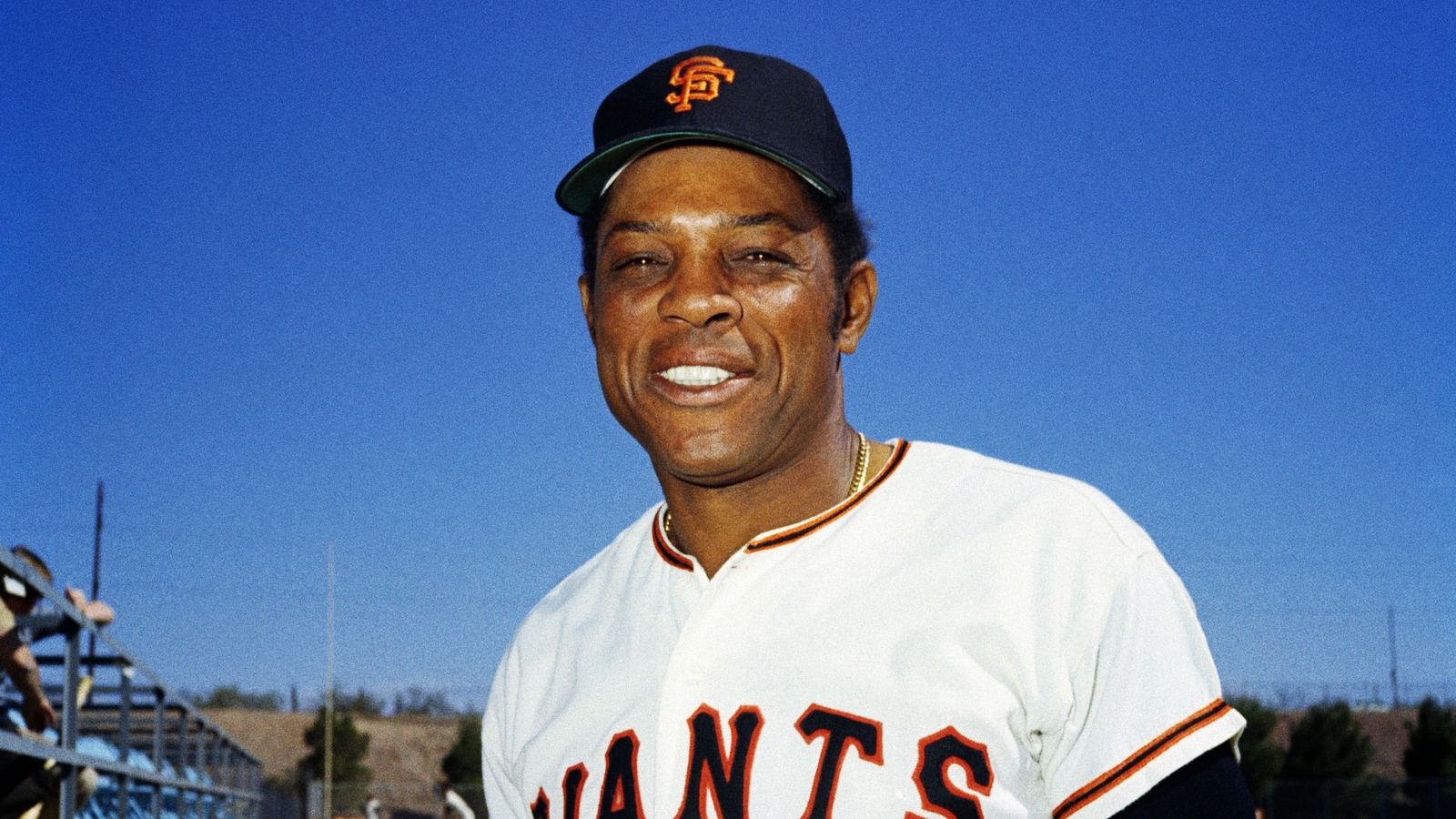 The New York Giants' Willie Mays poses for a photo during baseball spring training in 1972. File pic: AP