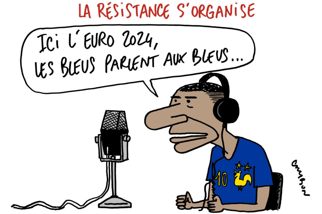 L'actu en dessin : l’appel de Kylian Mbappé à voter "contre les extrêmes"