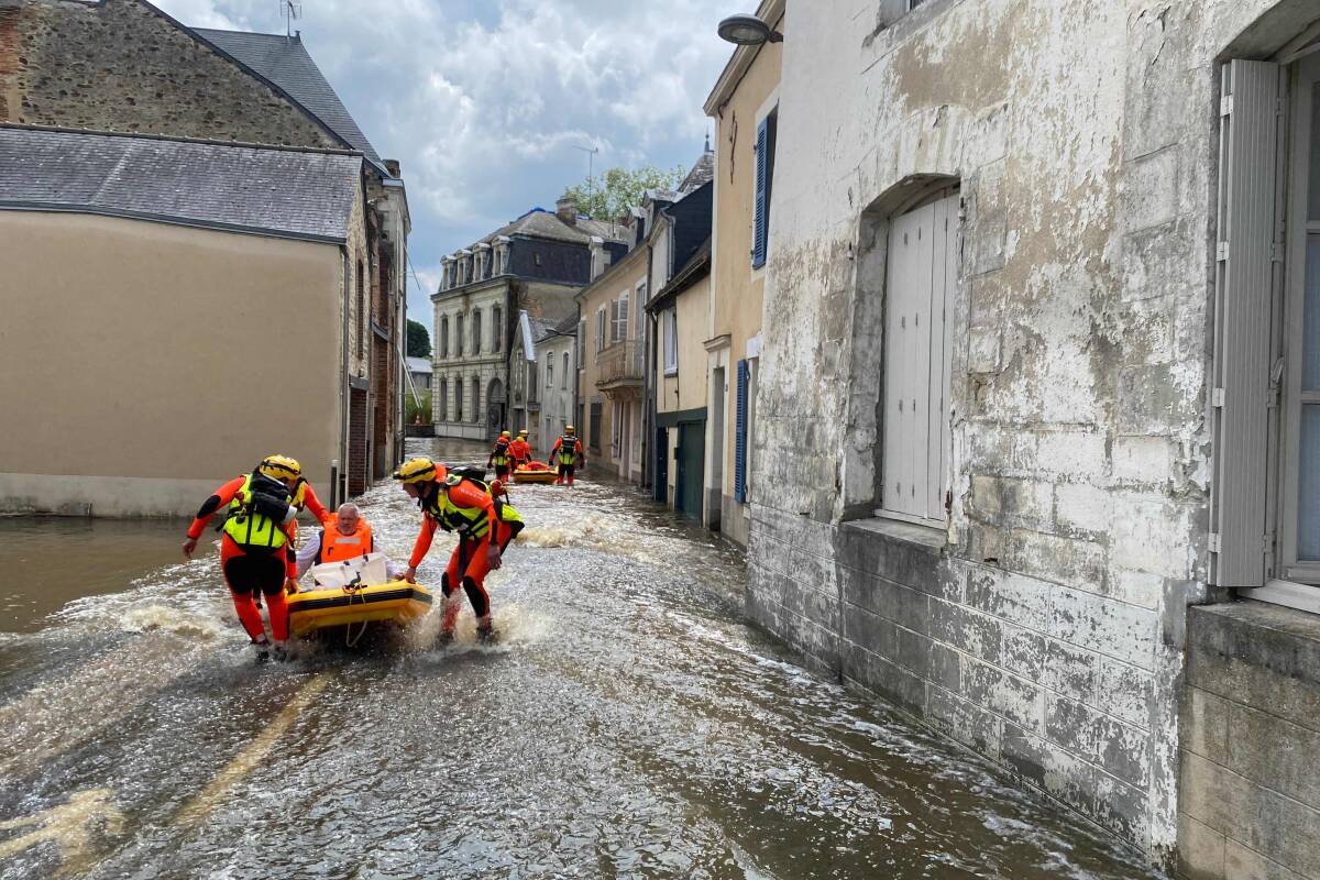 Crues : vigilance rouge levée en Mayenne et Maine-et-Loire, Craon sous les eaux