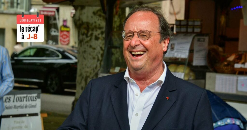 Selon l'ancien président François Hollande, candidat pour les législatives en Corrèze, le macronisme "est terminé".