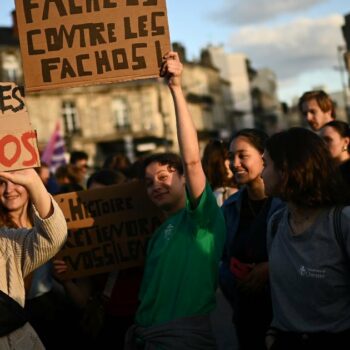 Manifestation contre l'extrême droite à Bordeaux, le 15 juin 2024