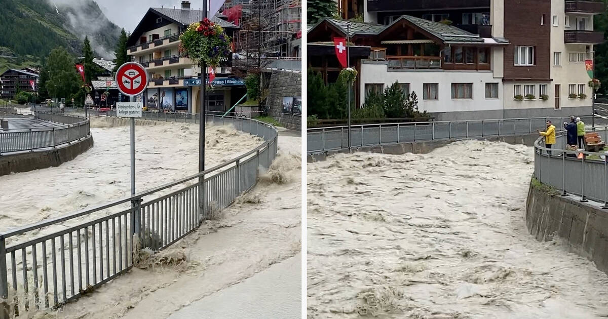 En Suisse, trois personnes portées disparues après des inondations