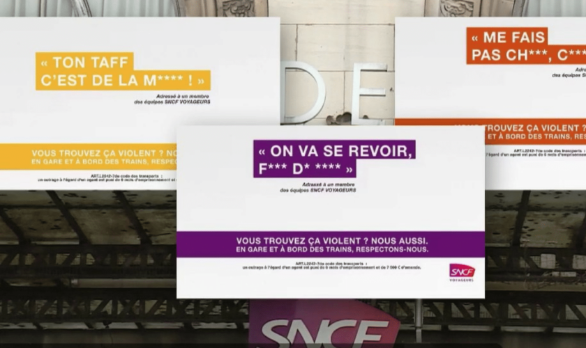 La SNCF lance une campagne contre les agressions sur ses agents