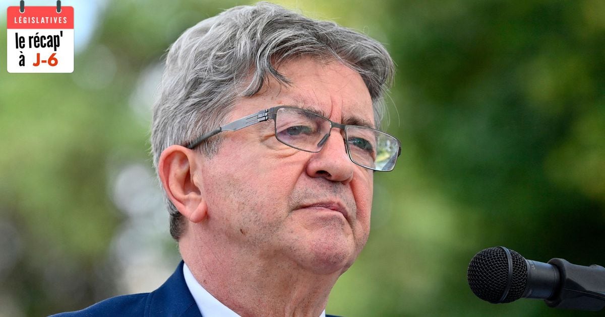 Jean-Luc Mélenchon, à Montpellier, le 23 juin 2024.