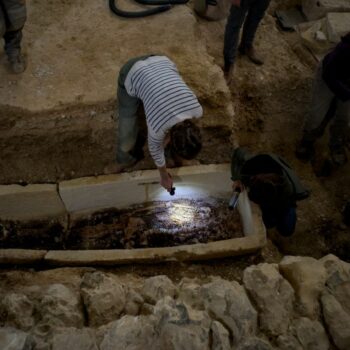 Un sarcophage mérovingien scellé depuis 15 siècles découvert par des archéologues dans une église de Chartres