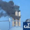 Air traffic control tower catches fire at North Carolina airport