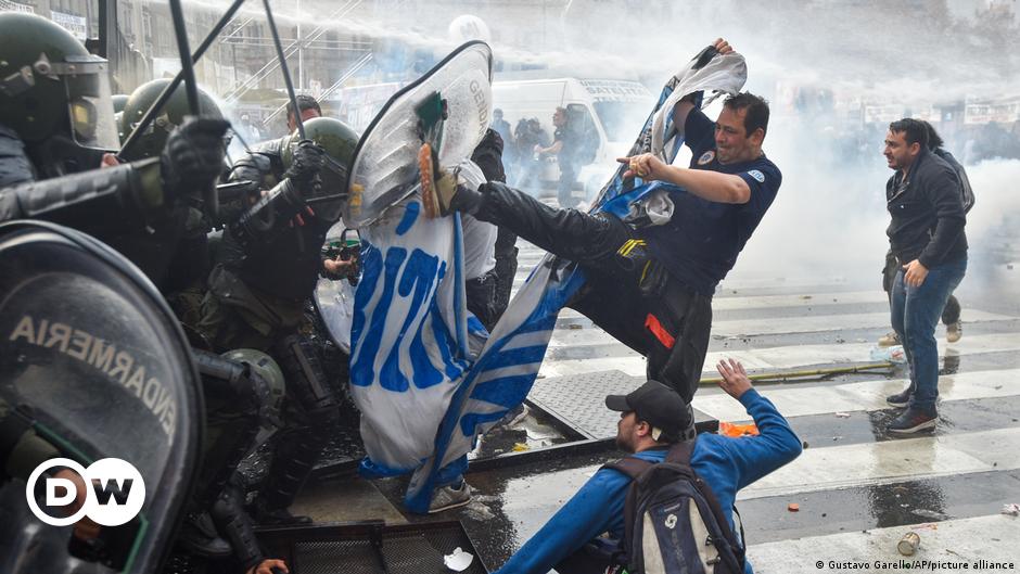 Argentina: Protests rage as Senate passes Milei's reforms