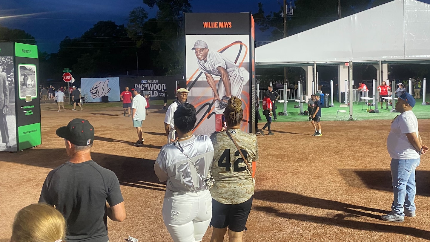 At Birmingham’s Rickwood Field, memories of Willie Mays stand tall