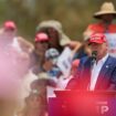 At scorching Vegas rally, Trump bashes migrants  — and courts Latinos