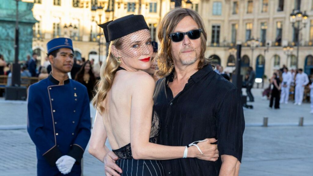 Diane Kruger und Norman Reedus bei der "Vogue World"-Show in Paris.