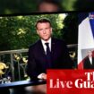 EU elections 2024 live: Macron says France needs ‘clear majority’ after calling snap elections following far-right surge