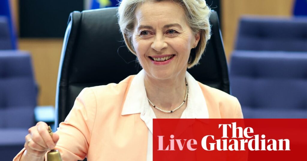 EU leaders endorse Ursula von der Leyen for second term as European Commission president – Europe live