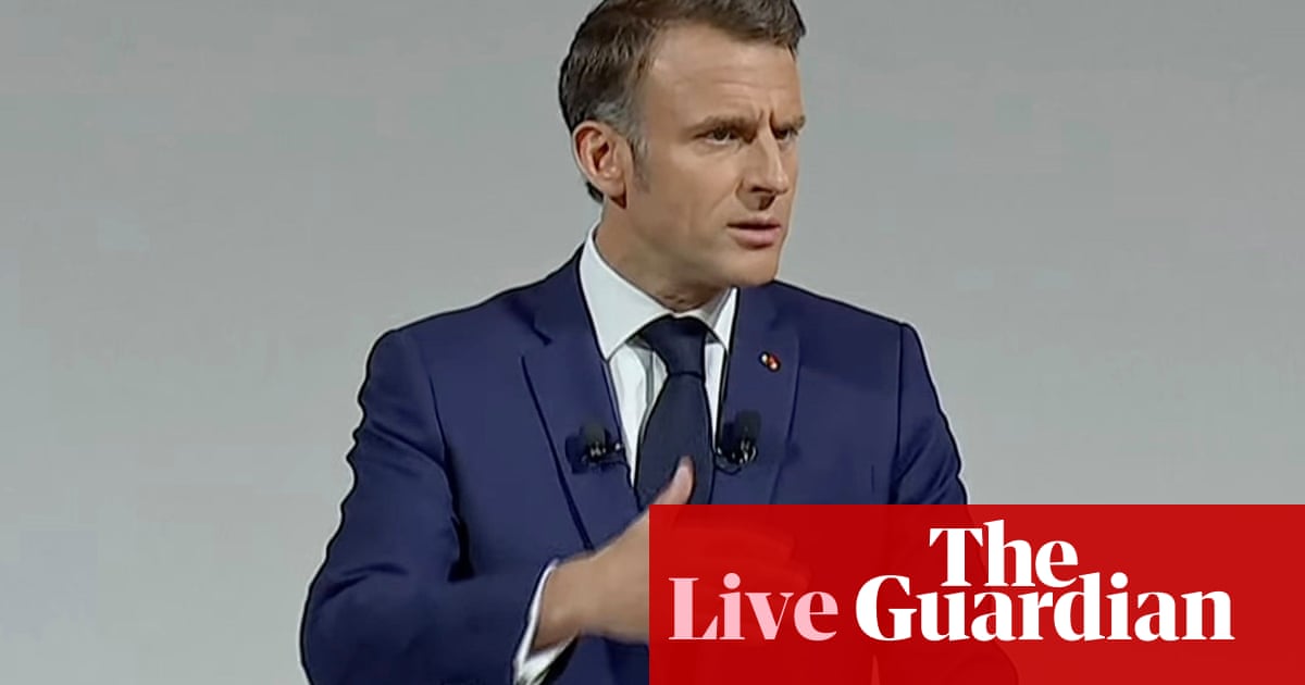 Emmanuel Macron calls for moderate parties to join his camp to defeat far right in snap election – Europe live