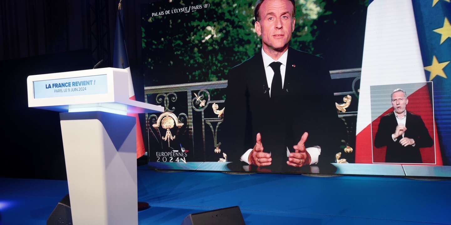 En direct, résultats européennes 2024 : Emmanuel Macron annonce la dissolution de l’Assemblée à la suite du score historique du RN