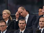 England's battle against the Danes ends in a stalemate after Three Lions struggled to draw ahead in tense Euros clash in Frankfurt - as William, WAGs and millions at home cheered on Southgate's men