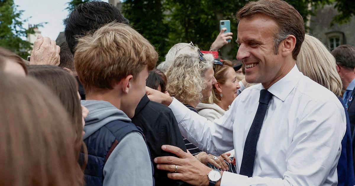 Européennes: Emmanuel Macron achève sa campagne de Normandie
