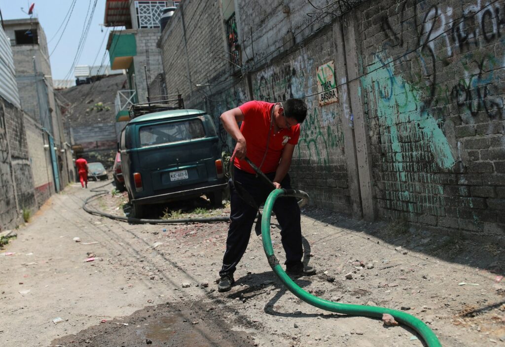 How could a city built on a lake run out of water? Look at Mexico City.