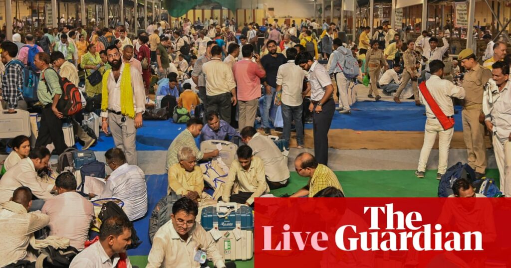 India election results 2024 live: vote counting begins as Modi widely expected to win historic third term