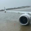 Inondations spectaculaires: Les pistes de l'aéroport de Majorque complètement submergées