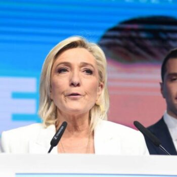 Die Anti-Europäer sind die großen Gewinner der Europawahl: Die Köpfe des rechtsnationalen französischen Rassemblement National, Marine Le Pen und Jordan Bardella