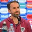 England manager Gareth Southgate addresses the media in Gelsenkirchen