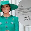 Kate Middleton apologises for missing out on key rehearsal for Trooping The Colour - as she tells the Irish Guards 'I hope I am able to represent you all very soon'