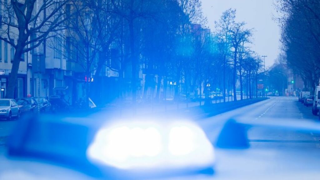 Ein Blaulicht leuchtet auf dem Dach eines Streifenwagens der Polizei. Foto: Christoph Soeder/dpa/Symbolbild