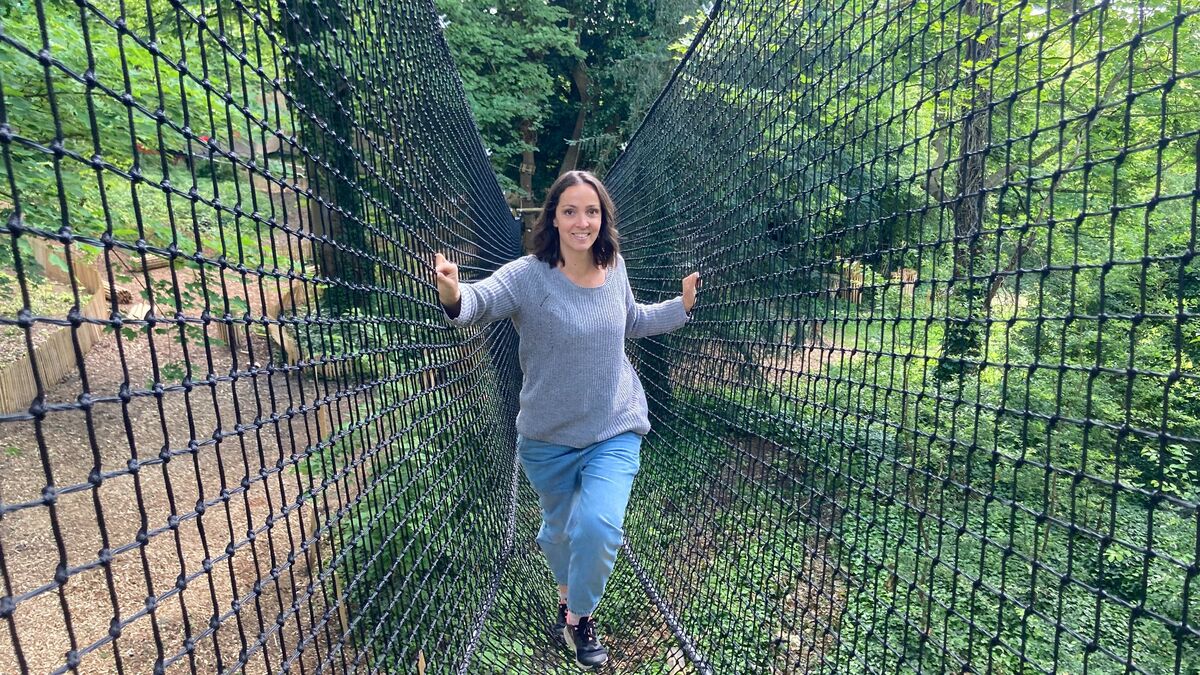 Parcours dans les arbres sans harnais, trampoline géant… on a visité AbracadaParc à Goussainville