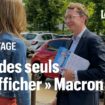 Paul Midy, l'un des rares candidats à faire apparaître Macron sur son affiche de campagne
