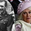 Queen Camilla sheds a tear for D-Day veterans - after her own father Bruce Shand was imprisoned by the Nazis and earned a Military Cross for valour