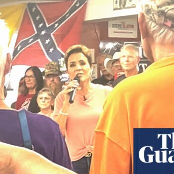 Revealed: Trump ally Kari Lake gave speech in front of Confederate flag